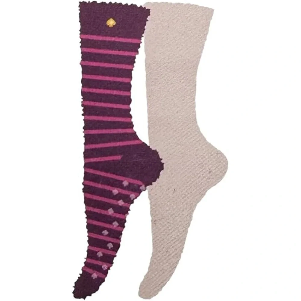Kate Spade Crew Socks Women 9-11 Multicolor New Leopard Metallic Spade 3pk